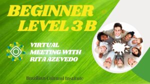 Beginner 3 B – Classes once per week – Wednesdays